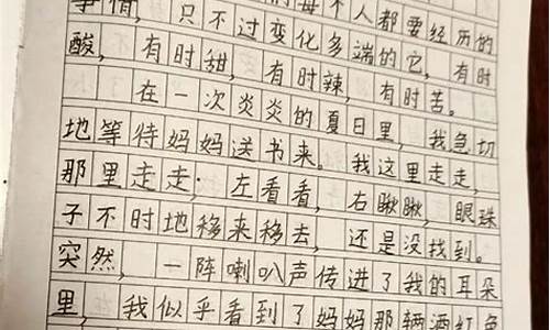 赏析作文500字左右