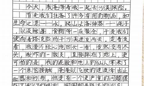 探险的作文400字